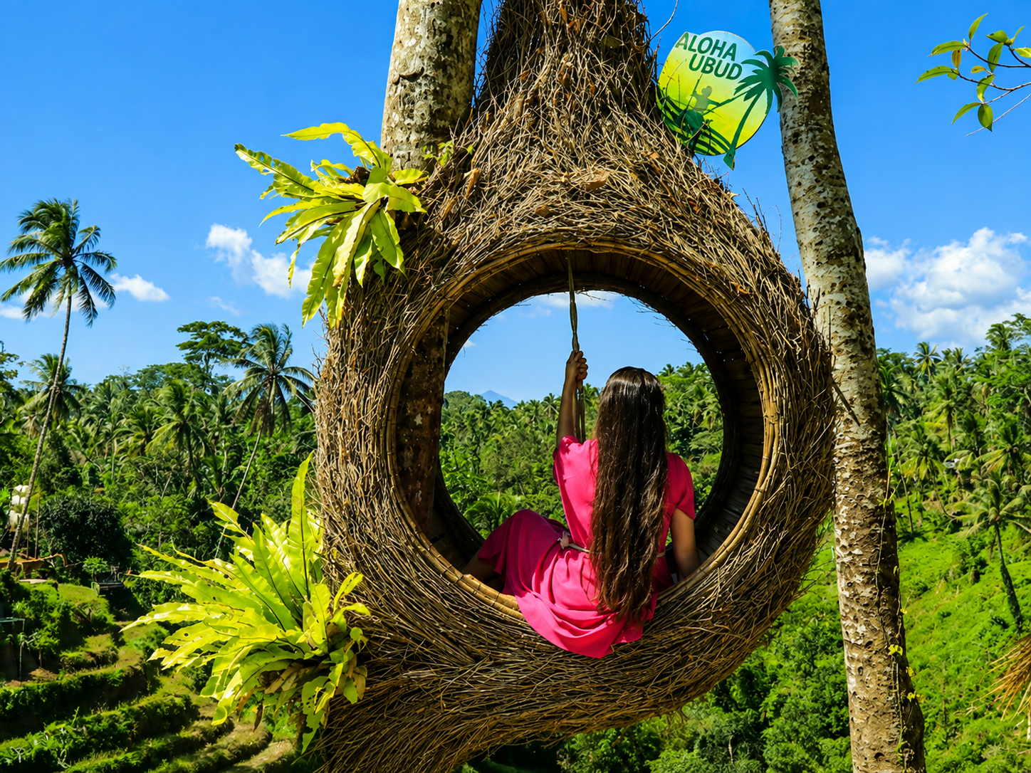 TEGALALANG & coffee plantation Swing activities (Aloha)