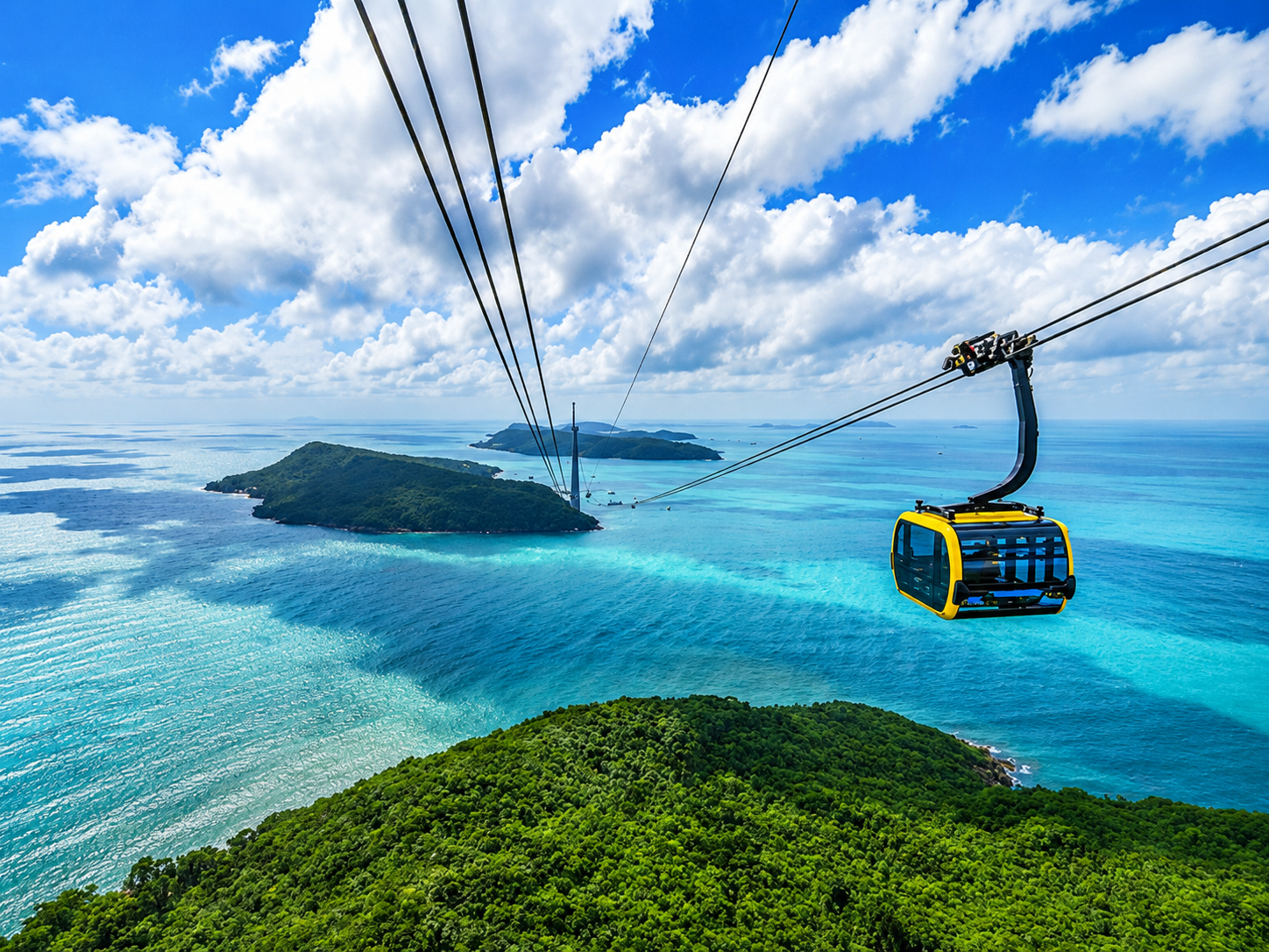 Phu Quoc 4 Islands Tour and Hon Thom Cable Car 1-Day Tour