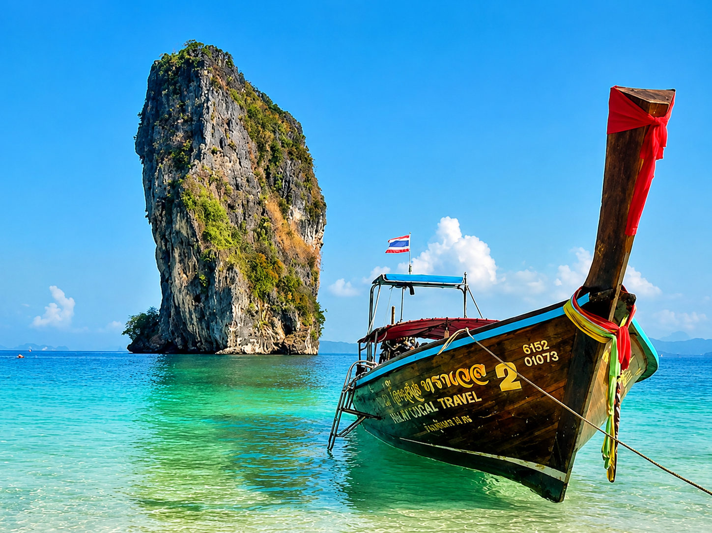 4 Island - SIC Tour - Transfers + Long Tail Boat + Local Lunch (Excludes National Park Fee)