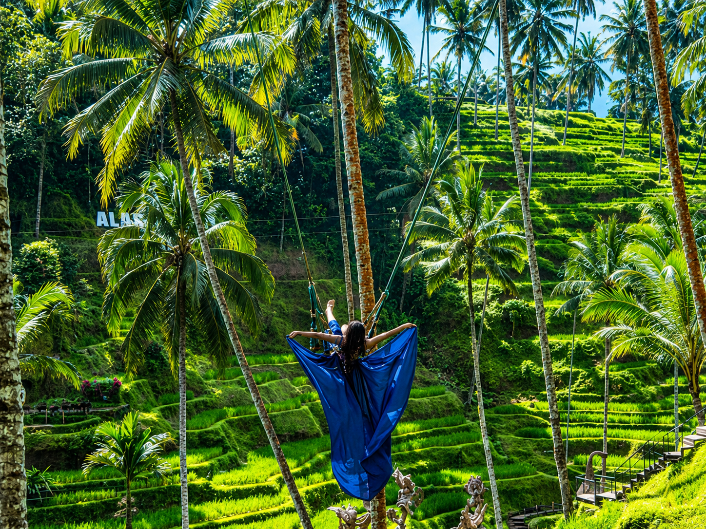 TEGALALANG & coffee plantation Swing activities (Aloha)