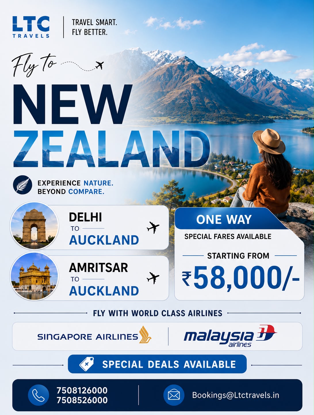 FROM INDIA TO NEW ZEALAND | EXCLUSIVE FLIGHT DEALS